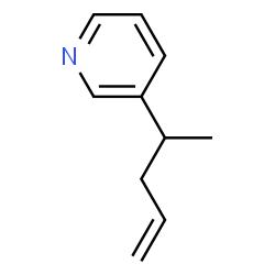 Pyridine, 3-(1-methyl-3-butenyl)- (9CI) Structure