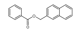 naphthalen-2-ylmethyl benzoate结构式