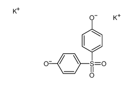 dipotassium p,p'-sulphonylbis(phenolate)结构式
