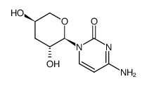 4-Amino-1-(3-deoxy-α-L-threo-pentopyranosyl)pyrimidin-2(1H)-one结构式
