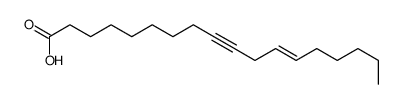 octadec-12-en-9-ynoic acid Structure
