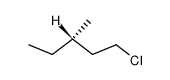 (S)-1-chloro-3-methylpentane Structure