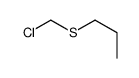 1-(chloromethylsulfanyl)propane结构式