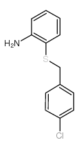 2-[(4-chlorophenyl)methylsulfanyl]aniline结构式