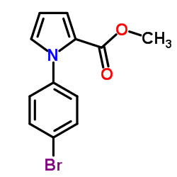 Methyl 1-(4-bromophenyl)-1H-pyrrole-2-carboxylate Structure