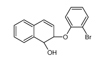 (1R,2R)-2-(2-bromophenoxy)-1,2-dihydronaphthalen-1-ol结构式