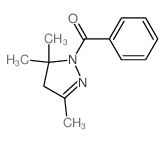 phenyl-(3,5,5-trimethyl-4H-pyrazol-1-yl)methanone Structure