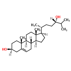 24(S)-Hydroxycholesterol Structure