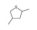 2,4-dimethylthiolane Structure