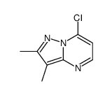 7-chloro-2,3-dimethylpyrazolo[1,5-a]pyrimidine结构式