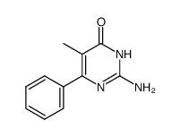 2-amino-5-methyl-6-phenylpyrimidin-4(3H)-one结构式
