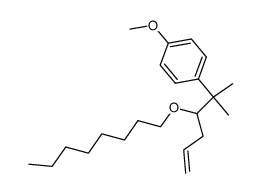 1-methoxy-4-(2-methyl-3-(octyloxy)hex-5-en-2-yl)benzene Structure