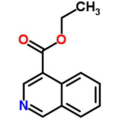 4-异喹啉羧酸乙酯结构式