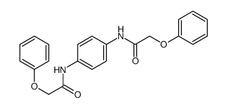 2-phenoxy-N-[4-[(2-phenoxyacetyl)amino]phenyl]acetamide结构式