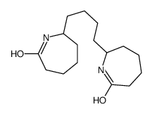 7-[4-(7-oxoazepan-2-yl)butyl]azepan-2-one Structure
