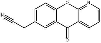 (5-oxo-5H-chromeno(2,3-b)pyridin-7-yl)-acetonitrile structure