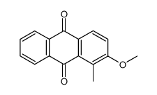 2-methoxy-1-methyl-anthraquinone Structure