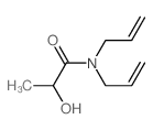 2-hydroxy-N,N-diprop-2-enyl-propanamide structure