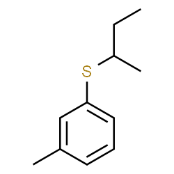 sec-Butyl(m-tolyl) sulfide Structure