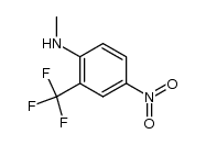 N-甲基-4-硝基-2-(三氟甲基)苯胺结构式