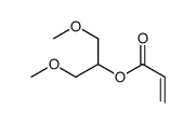 1,3-dimethoxypropan-2-yl prop-2-enoate结构式