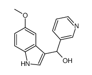 (5-methoxy-1H-indol-3-yl)-pyridin-3-ylmethanol Structure