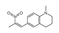 1-methyl-6-(2-nitroprop-1-enyl)-3,4-dihydro-2H-quinoline Structure