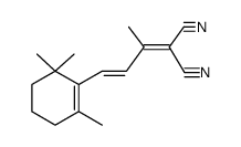 trans-β-ionylidenemalonitrile Structure