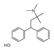 N,N,2-trimethyl-4,4-diphenylbutan-2-amine,hydrochloride结构式