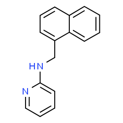 N-(naphthalen-1-ylmethyl)pyridin-2-amine结构式