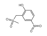 2-Methylsulfonylmethyl-4-nitro-phenol结构式