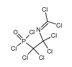 (1,1,2,2-tetrachloro-2-(dichlorophosphoryl)ethyl)carbonimidic dichloride Structure