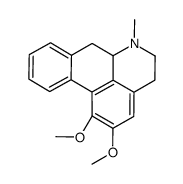 (6aS)-1,2-dimethoxy-6-methyl-5,6,6a,7-tetrahydro-4H-dibenzo[de,g]quinoline Structure