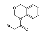 2-bromo-1-(2,4-dihydro-3,1-benzoxazin-1-yl)ethanone结构式