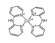 Co(di-(2-pyridyl)amine)2(2+) Structure