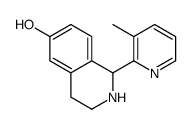 6-Isoquinolinol,1,2,3,4-tetrahydro-1-(3-methyl-2-pyridinyl)-(9CI)结构式