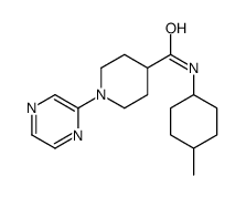 4-Piperidinecarboxamide,N-(4-methylcyclohexyl)-1-pyrazinyl-(9CI) Structure