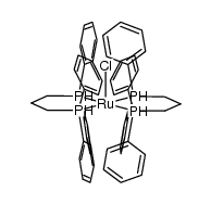 trans-chlorohydrido-di-1,3-bis(diphenylphosphino)propaneruthenium(II) Structure