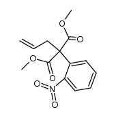 dimethyl 2-allyl-2-(2-nitrophenyl)malonate Structure