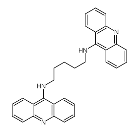 N,N-Bis(9-acridinyl)-1,5-pentanediamine structure