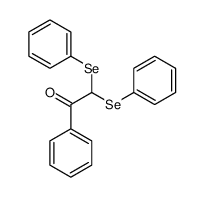 1-phenyl-2,2-bis(phenylselanyl)ethanone Structure