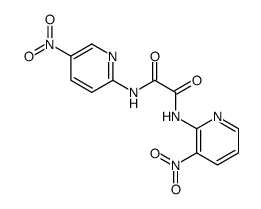 N'-(3-nitropyridin-2-yl)-N-(5-nitropyridin-2-yl)oxamide结构式