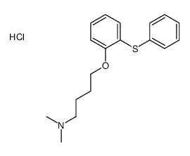 N,N-dimethyl-4-(2-phenylsulfanylphenoxy)butan-1-amine,hydrochloride Structure