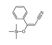 3-phenyl-3-trimethylsilyloxyprop-2-enenitrile结构式