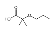 2-butoxy-2-methylpropanoic acid Structure