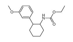 [2-(3-Methoxy-phenyl)-cyclohexyl]-carbamic acid ethyl ester Structure