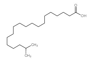 18-Methylnonadecanoic acid Structure