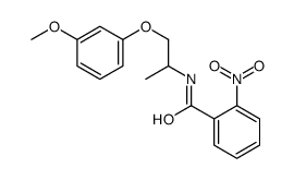 N-[1-(3-methoxyphenoxy)propan-2-yl]-2-nitrobenzamide Structure