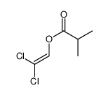 2,2-dichloroethenyl 2-methylpropanoate结构式