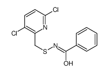 N-[(3,6-dichloropyridin-2-yl)methylsulfanyl]benzamide结构式